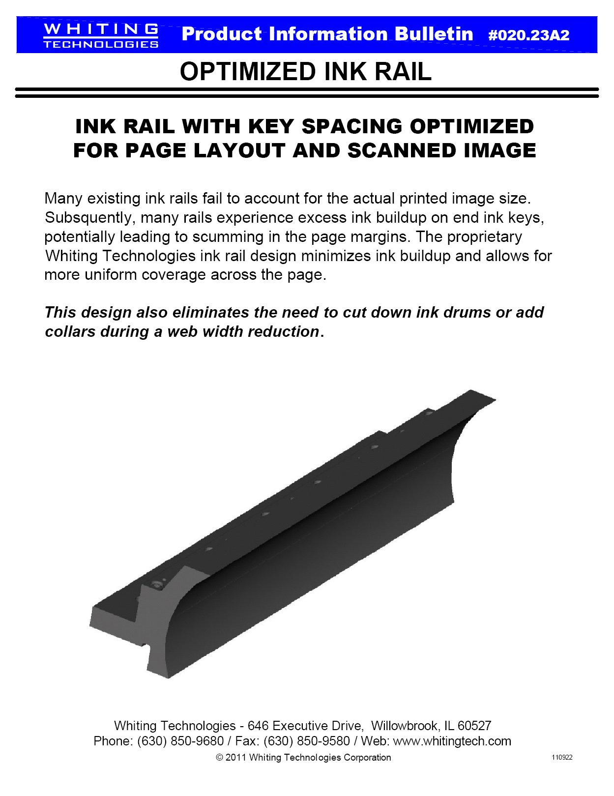 Optimized Ink Rails